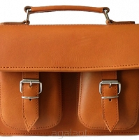 Torba skórzana, Styl VINTAGE, JUCHT, Orso Nero 0447 Koniak