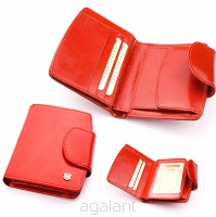 Portfel damski skórzany fitmy Stefania PD-003 czerwony
