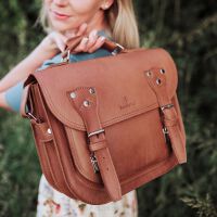 Torba skórzana BarellyBags Vintage Casablanca, myśliwska listonoszka, kolory