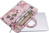 Wodoodporna torba na laptop marki MOSISO- pokrowiec na laptopa 13-13,3" kolor różowy-róże