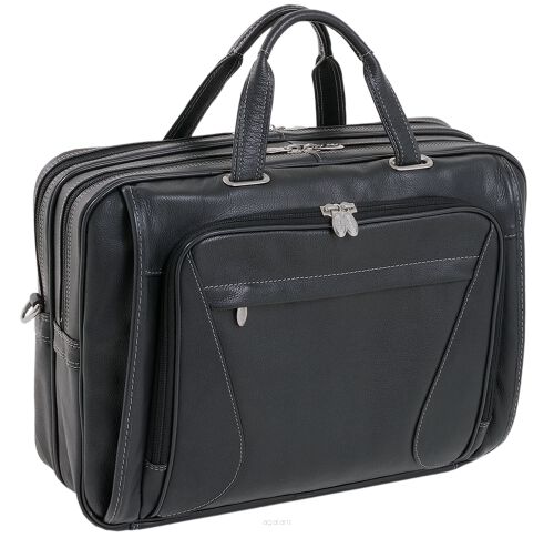 Torba na laptopa 15,4 cala  Skóra Mcklein Irving Park Black