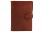 SKÓRZANY  ORGANIZER-okładka format B6, 0710 Koniak