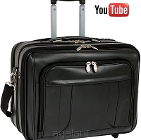 Torba Podróżna na laptopa Skóra Naturalna  LASALLE 17" Mcklein
