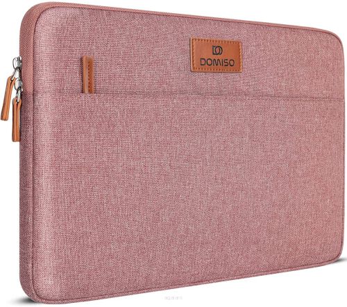 Wodoodporny pokrowiec na laptop marki DOMISO - torba na laptopa 13,3/14/15/17 cali, LP10 Różowy