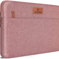 Wodoodporny pokrowiec na laptop marki DOMISO - torba na laptopa 13,3/14/15/17 cali, LP10 Różowy