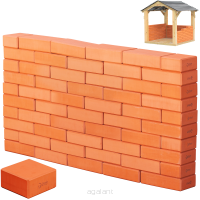 CLASSIC WORLD EDU Cegiełki EVA Miękkie do Budowania 55 szt.