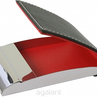 ELEGANCKIE ETUI NA WIZYTÓWKI, KARTY PŁATNICZE E-529 Czerwony