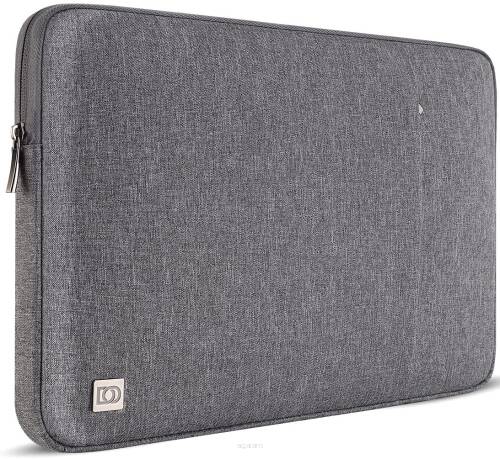 Wodoodporny pokrowiec na laptop marki DOMISO - torba na laptopa 13,3/14/15/17 cali, LP08 szary