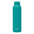 Butelka termiczna ze stali nierdzewnej 630 ml Quokka Solid - malowanie proszkowe - Turkus