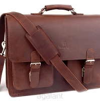 Teczka skórzana BarellyBags- Arabic-S  Camel