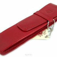 Etui skórzane na długopisy E-222 S Rosso