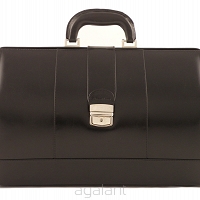BIGLOWA, SKÓRZANA TORBA LEKARSKA TL-1236 Black
