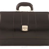 BIGLOWA, SKÓRZANA TORBA LEKARSKA TL-1236 Black