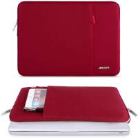 Wodoodporny pokrowiec na laptop marki MOSISO- torba na laptopa kolor czerwony