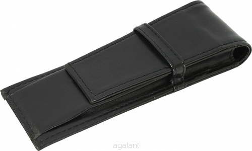 Skórzane etui na długopisy E-236 Czarny