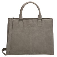 Damska torebka na laptop od Enrico Benetti kolekcja Metz wzór 66492 Szary