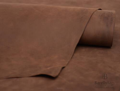 Męska teczka skórzana z miejscem na laptopa, torba Vintage BarellyBags - wzór Retro Brown, kolor/wielkość