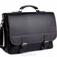 Teczka biznesowa skórzana BarellyBags-Chicago-L Black