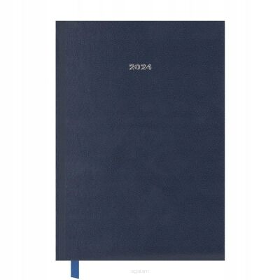 Książkowy kalendarz na 2024 rok w układzie dziennym, format A5, wzór 943182