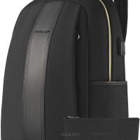 Damski młodzieżowy plecak na laptopa 15,6 wodoodporny, torba firmy KROSER Czarny SKK810