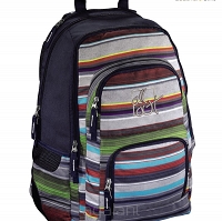 PLECAK szkolny, TORNISTER ALL OUT LOUTH "WATERFALL STRIPES" Hama