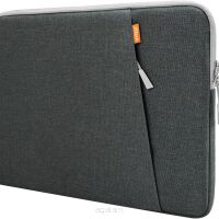 Wodoodporny pokrowiec na laptop 15,6" marki JETech- Futerał na notebooka ciemno szary