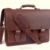 Teczka biznesowa skórzana BarellyBags- Arabic-M  Camel