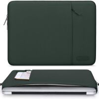 Wodoodporny pokrowiec na laptop marki MOSISO- torba na laptopa 15-16" kolor zielony o północy