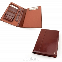Ekskluzywny receptariusz skórzany, etui na recepty, receptownik R-048W