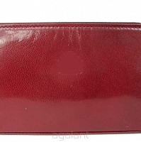 Damska kosmetyczka skórzana K-09 S Bordo