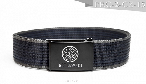 Pasek parciany z klamrą na zatrzask, Betlewski PRC2-CZ-15