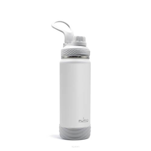 Butelka termiczna ze stali nierdzewnej 500 ml - PURO Outdoor biała
