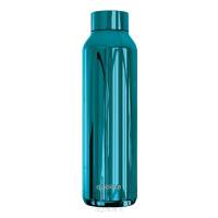 Butelka termiczna ze stali nierdzewnej 630 ml Quokka Solid - Turkusowy połysk