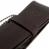 Etui skórzane na długopisy E-222 S Brown