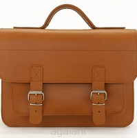 Torba skórzana, Styl VINTAGE, JUCHT, Orso Nero 1014 Koniak