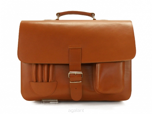 Torba skórzana, PLECAK 3w1 Styl VINTAGE, JUCHT, 0065 Koniak