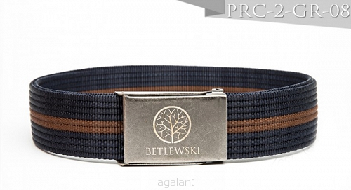 Pasek parciany z klamrą na zatrzask, Betlewski PRC2-GR-08
