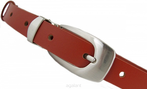 Skórzany  damski pasek do spodni lub spódnicy PD-01-3