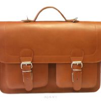 Torba skórzana, PLECAK 3w1 Styl VINTAGE, JUCHT, Orso Nero 0400 Koniak