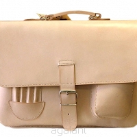 Torba skórzana, PLECAK 3w1 Styl VINTAGE, JUCHT, 0065 Naturalny