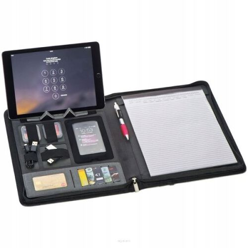 Organizer z Power Bankiem, Notatnik biznesowy, planer formatu A4, wzór 892