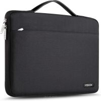 Wodoodporny pokrowiec na laptop z rączką - torba na laptopa 15,6 cali,  Czarny HS015-15