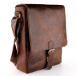 Torba skórzana, raportówka, BarellyBags, Ginger Red - S