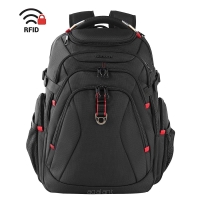 Wodoodporny biznesowy plecak na laptopa 17,3" z ochroną RFID  firmy KROSER