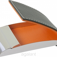 ELEGANCKIE ETUI NA WIZYTÓWKI, KARTY PŁATNICZE E-529 Orange