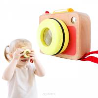 Aparat Fotograficzny  dla Dzieci Classic World Drewniana Zabawka z Soczewką