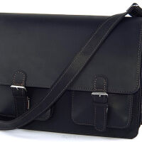 Teczka skórzana BarellyBags- Intense-S Black