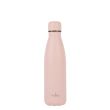 Butelka termiczna ze stali nierdzewnej 500 ml - Puro Icon - malowana proszkowo - Różowa