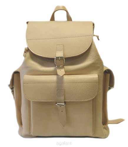 Plecak skórzany Styl VINTAGE, Orso Nero,skóra JUCHT 0086 Natural