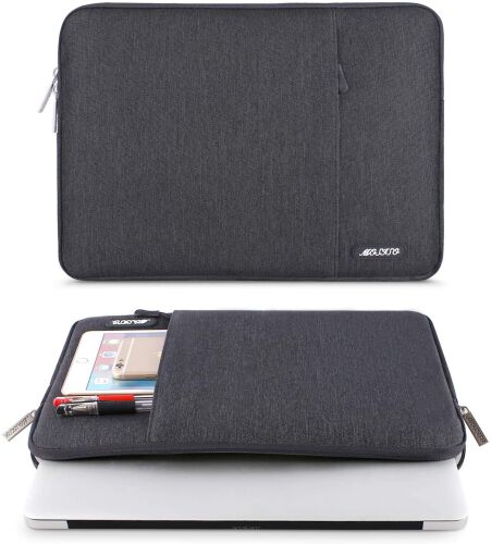Wodoodporny pokrowiec na laptop marki MOSISO- torba na laptopa kolor szary